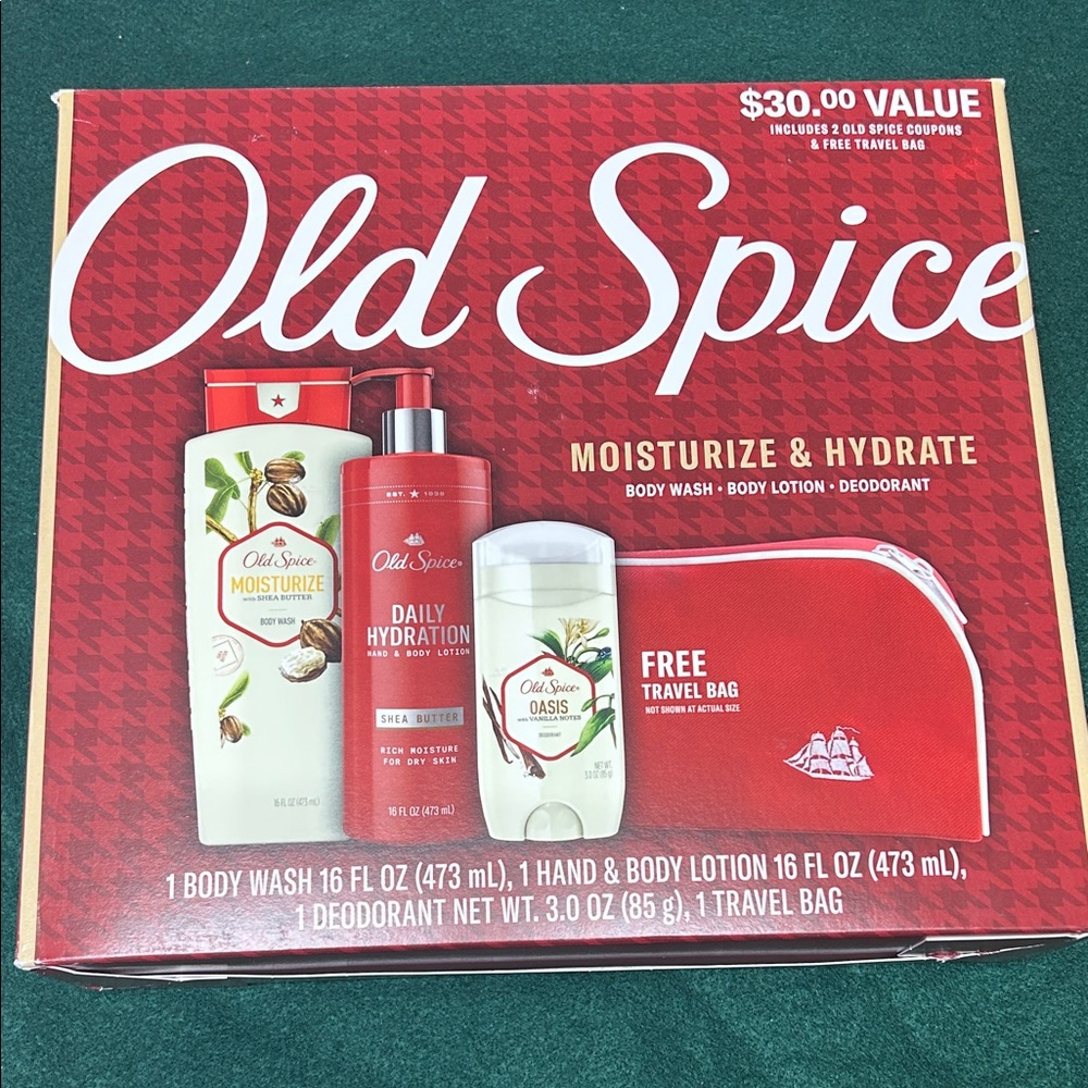 Old Spice Shea Butter & Oasis Gift Set